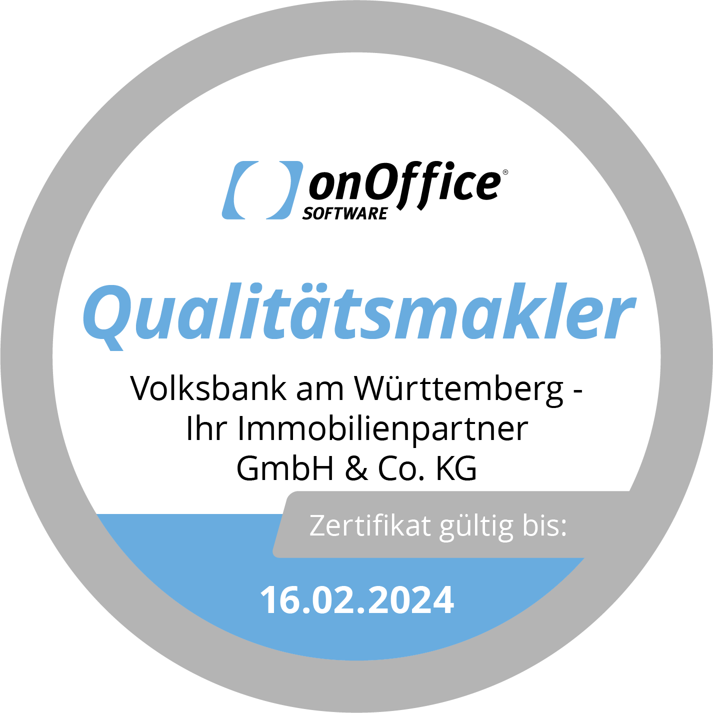 onOffice Qualitätsmakler Silber