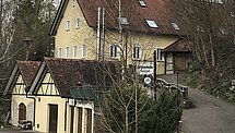 Blick von der Schloss Straße